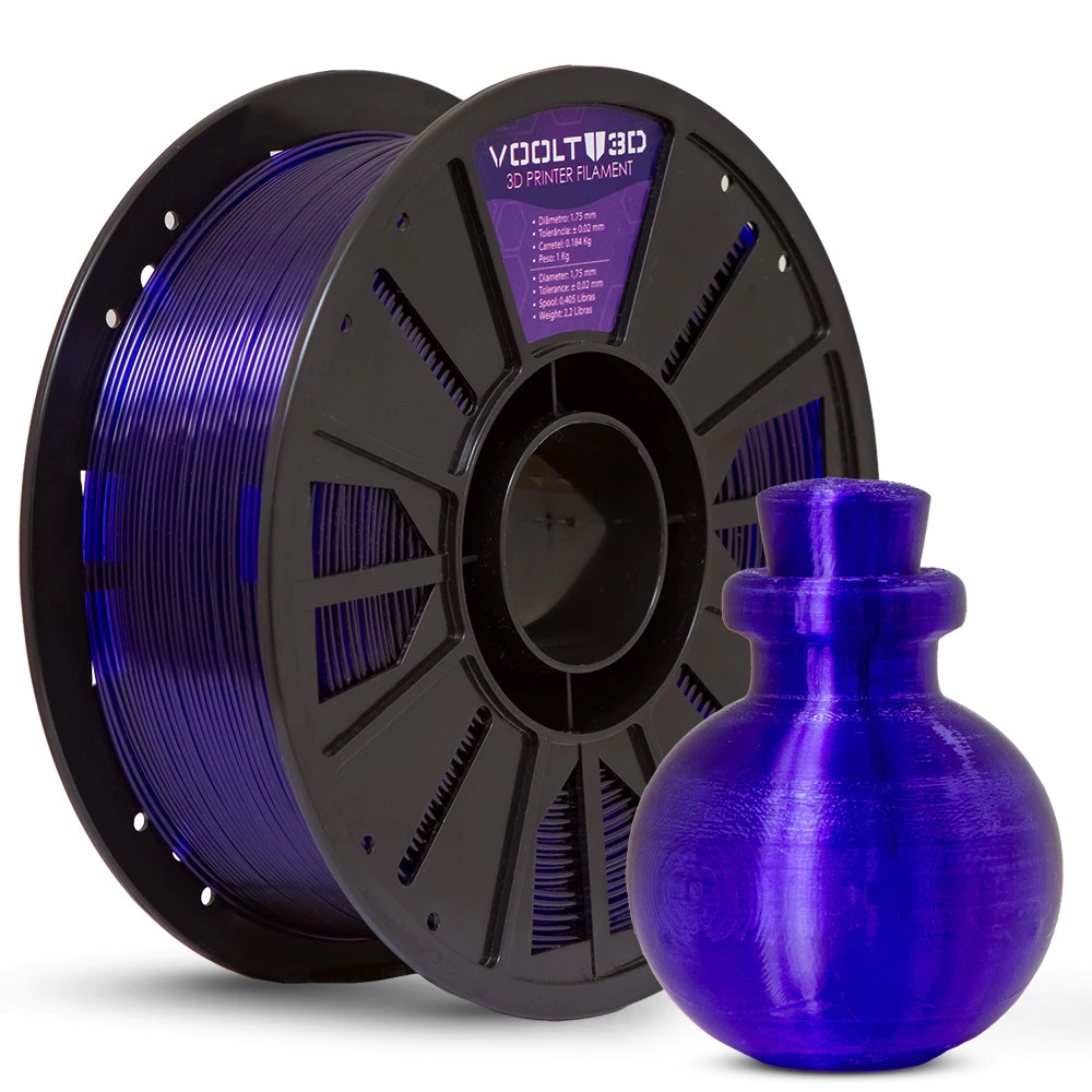 PETG Roxo Translúcido Premium 1kg