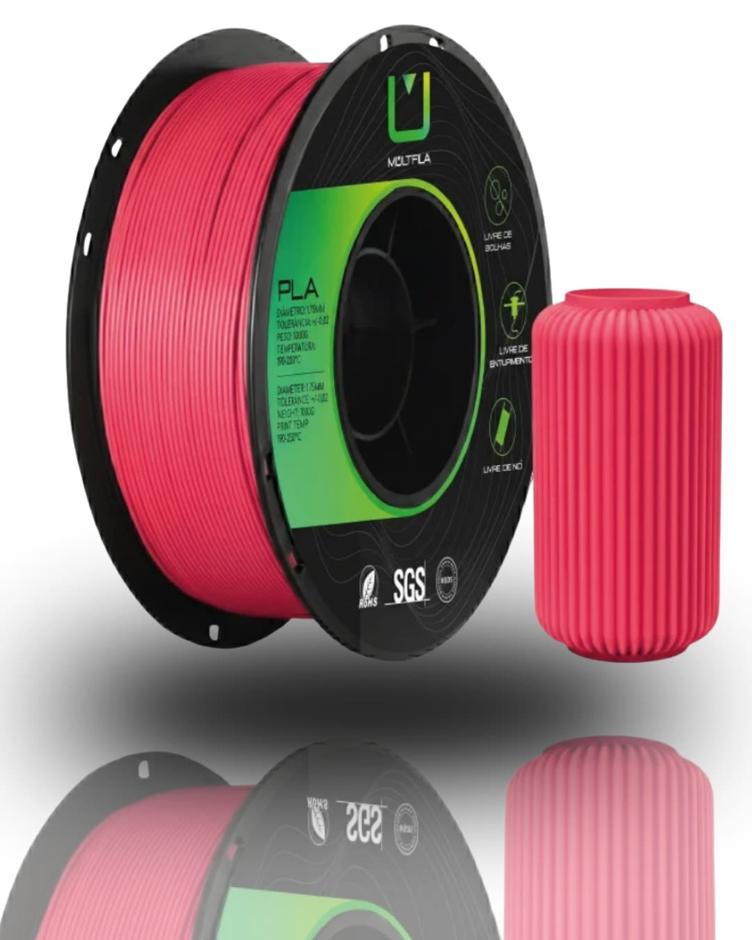 PLA Matte Rosa Pink 1kg