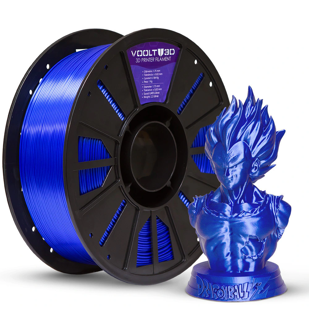 PLA Silk Azul Safira 1kg