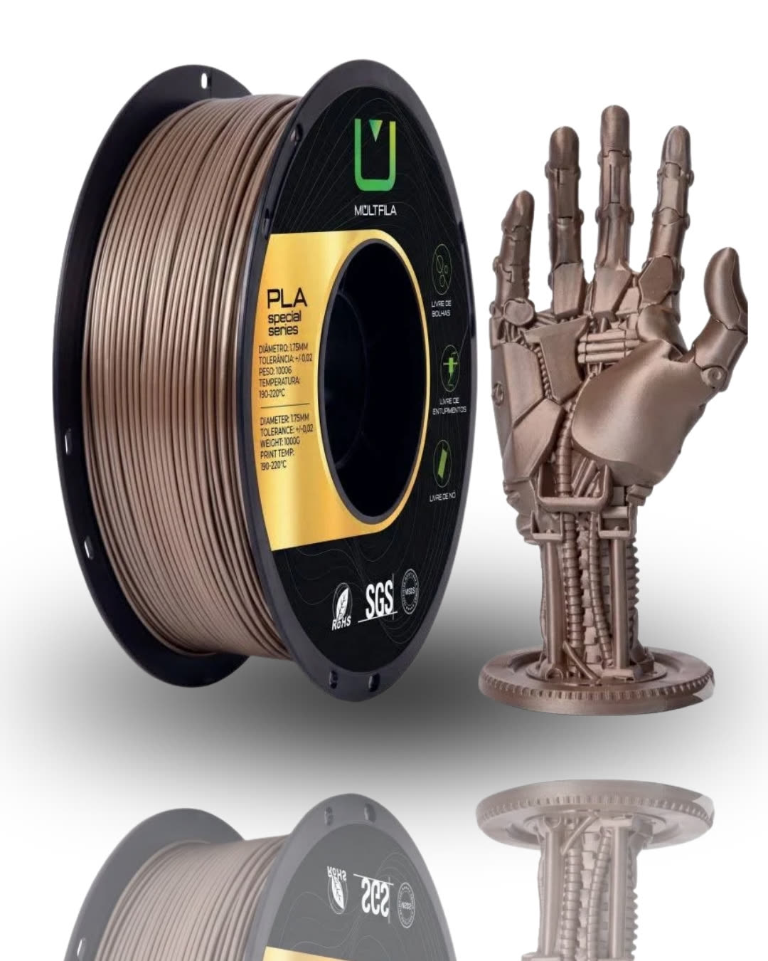 PLA Metal Ouro Imperial 1kg