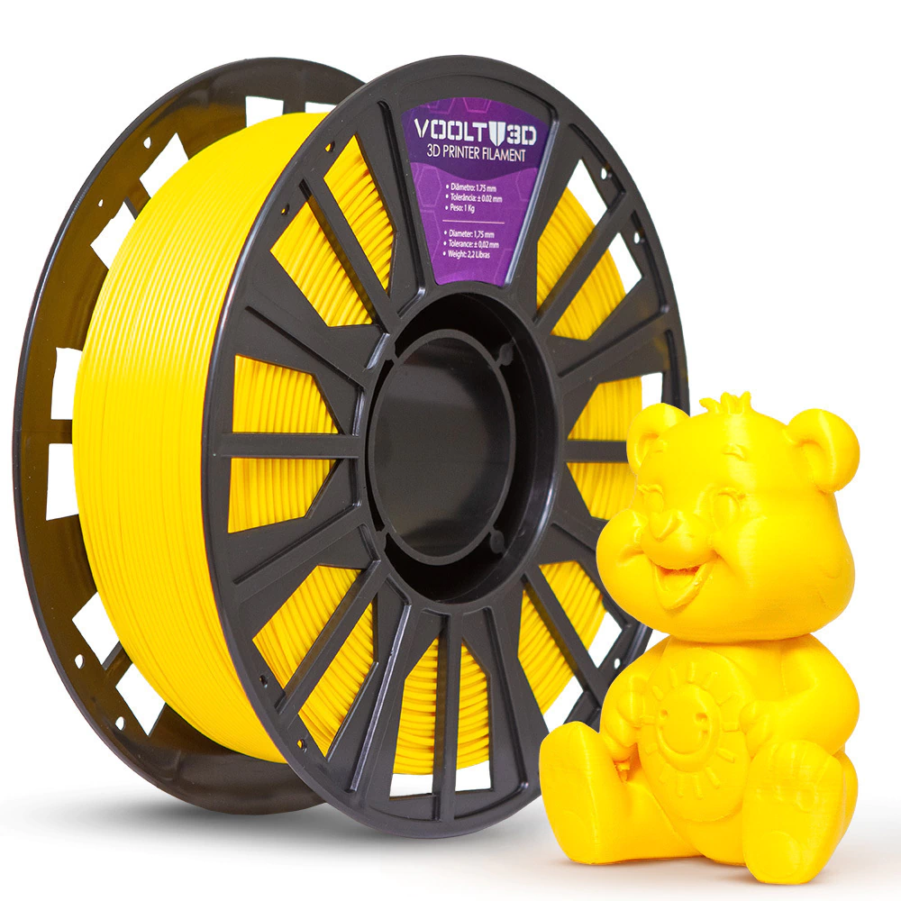 PLA Amarelo Solido 1kg