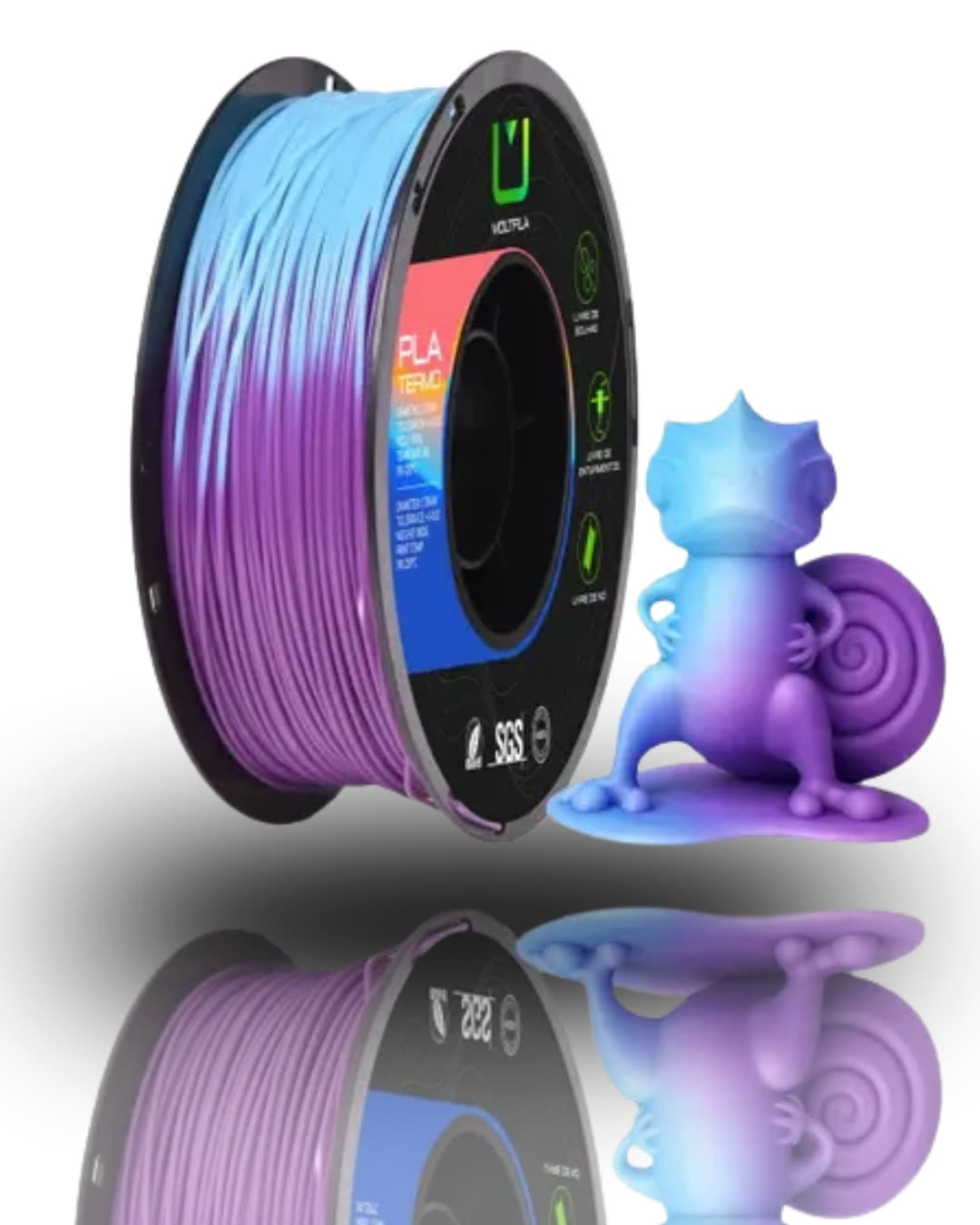 PLA Termo Roxo e Azul 1kg