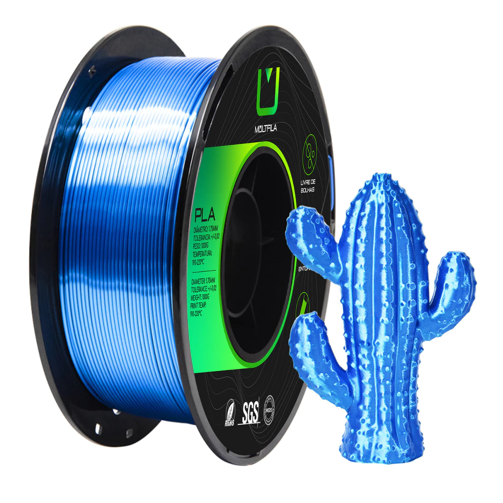 PLA Silk Azul Safira 1kg