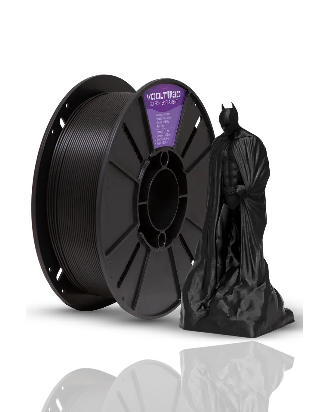 PLA Preto Velvet 1kg