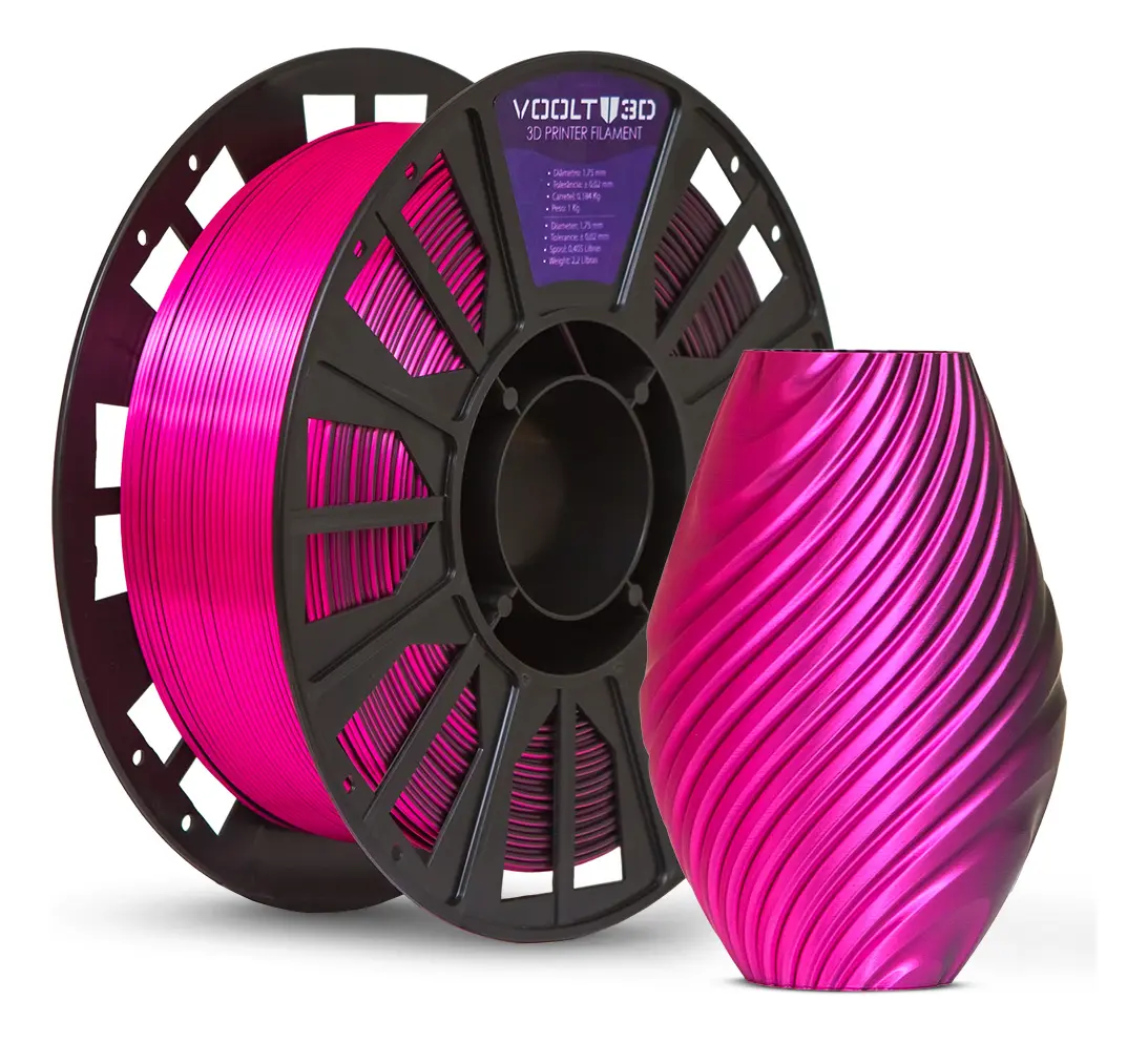 PLA Duo Color Shadow Rosa e Preto V Silk 1kg