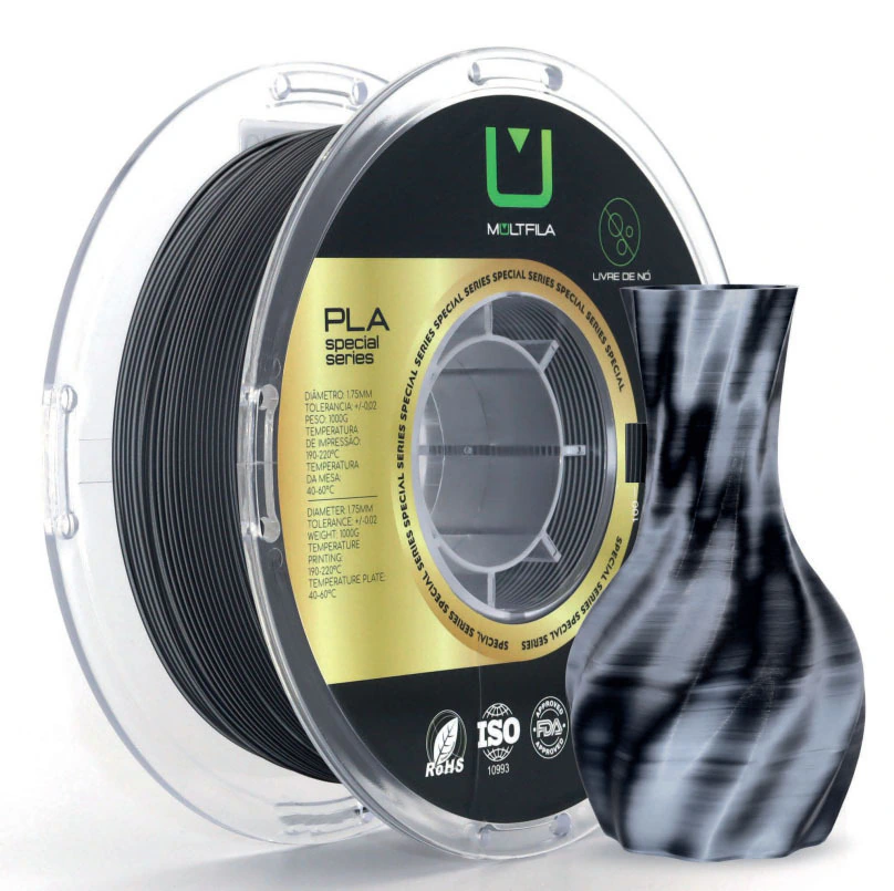 PLA Saturno Preto e Branco 1kg