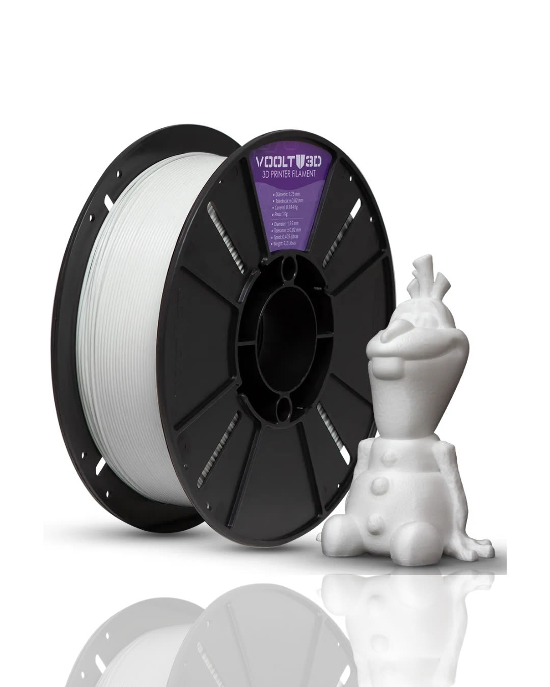 PLA Branco Velvet 1kg