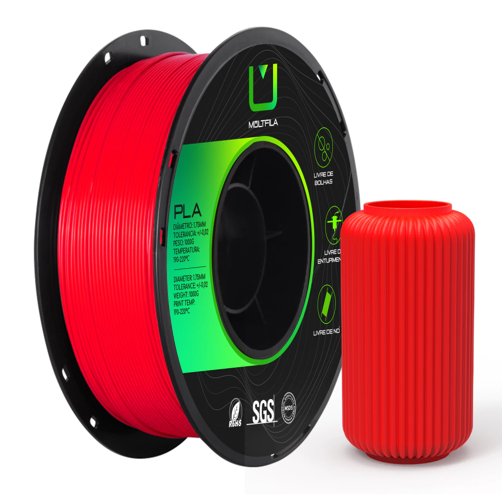 PLA Vermelho 1kg
