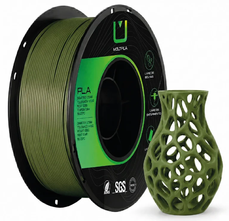 PLA Matte Verde Oliva 1kg