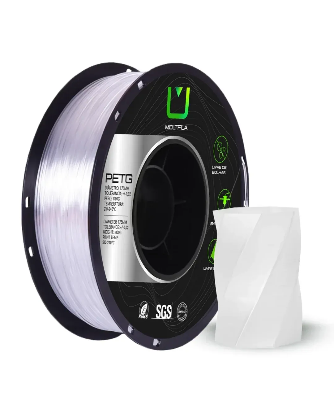 PETG Transparente 1kg