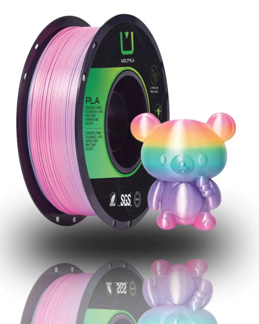 PLA Silk Rainbow Unicorn 1kg