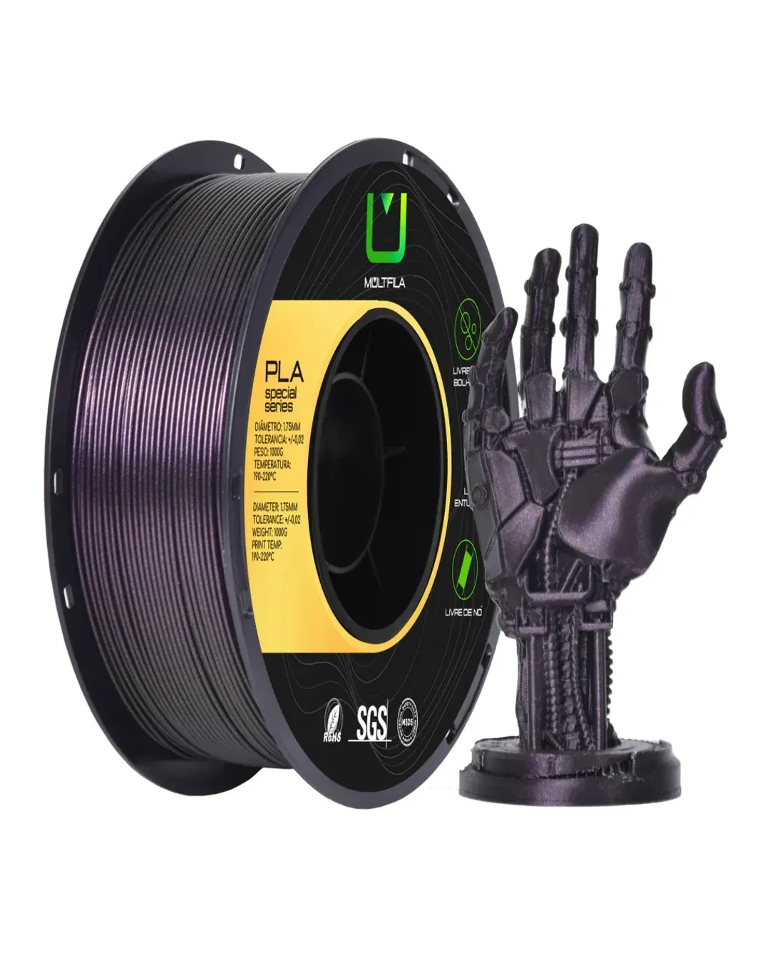 PLA Galaxy Purple 1kg