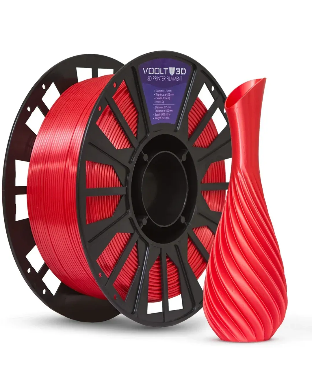 PLA Silk High Speed Vermelho Premium 1kg
