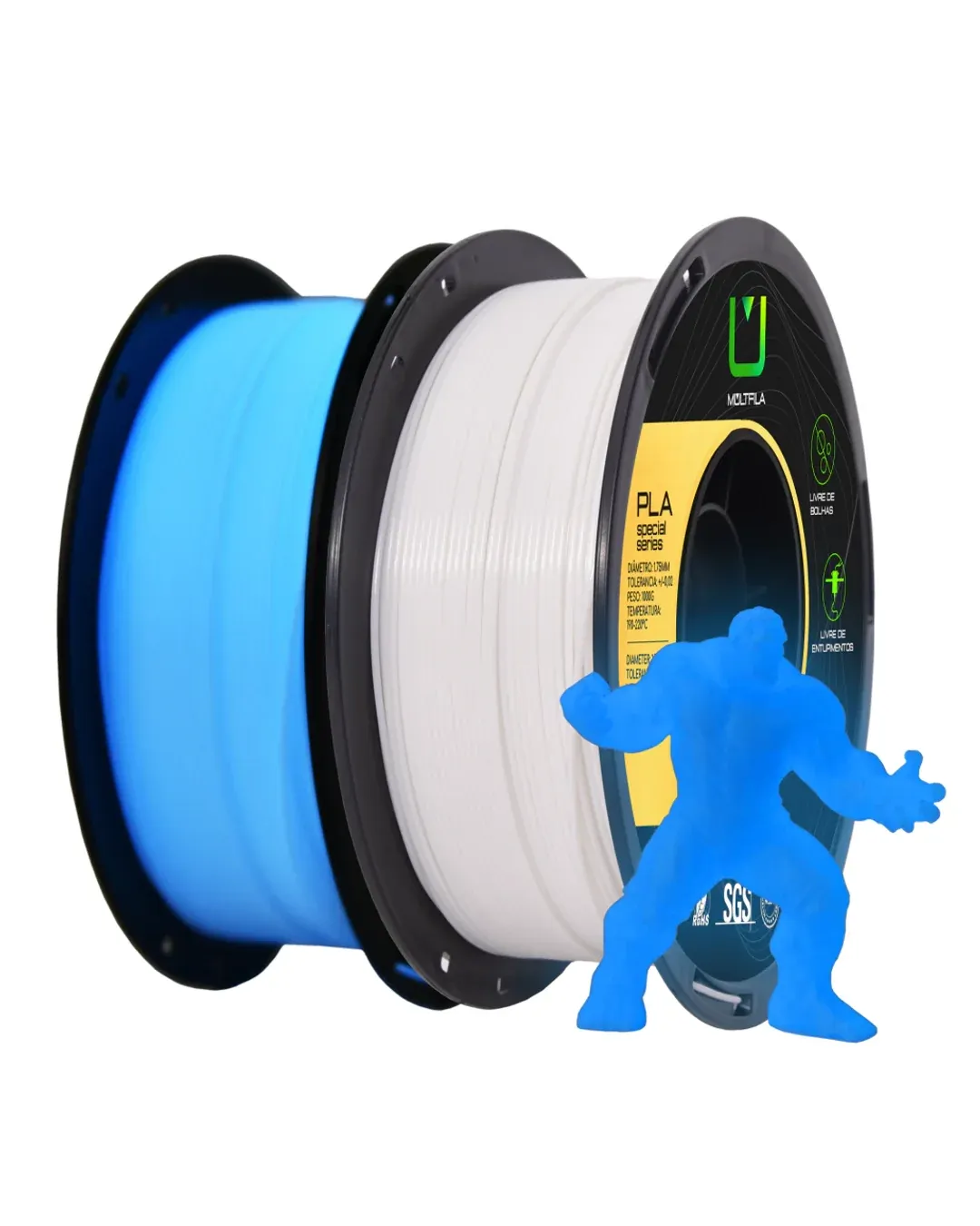 PLA Luminoso Azul 1kg