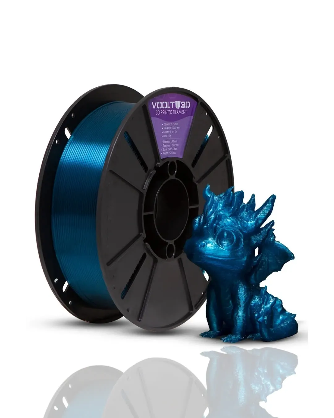 PLA Translúcido Azul Oceano High Speed 1kg