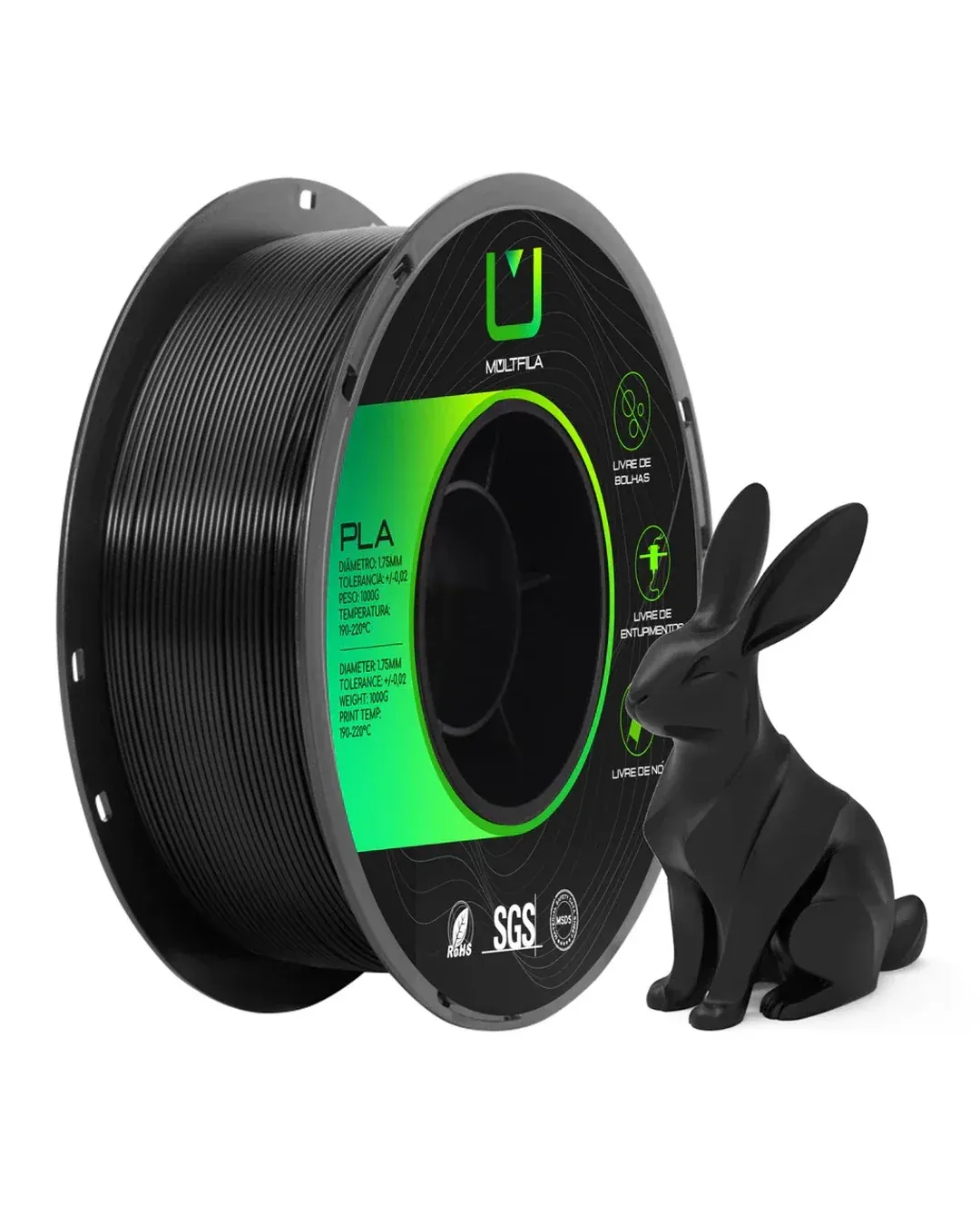 PLA Preto 1kg