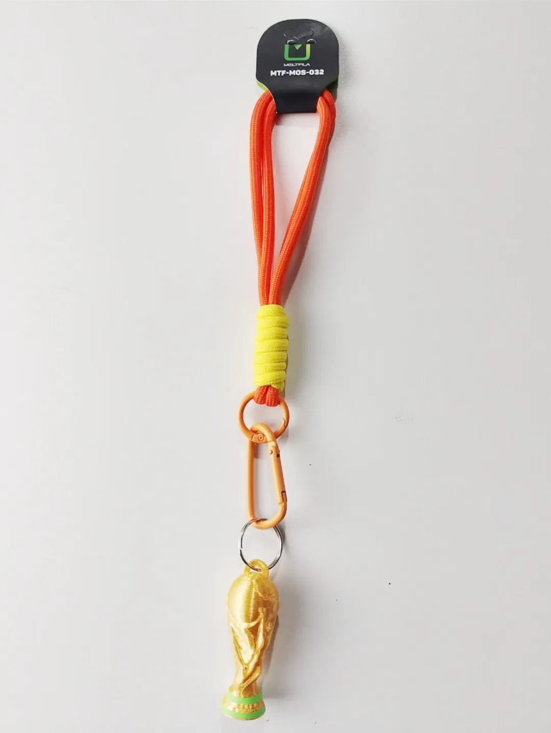 Mosquetão Laranja e Amarelo