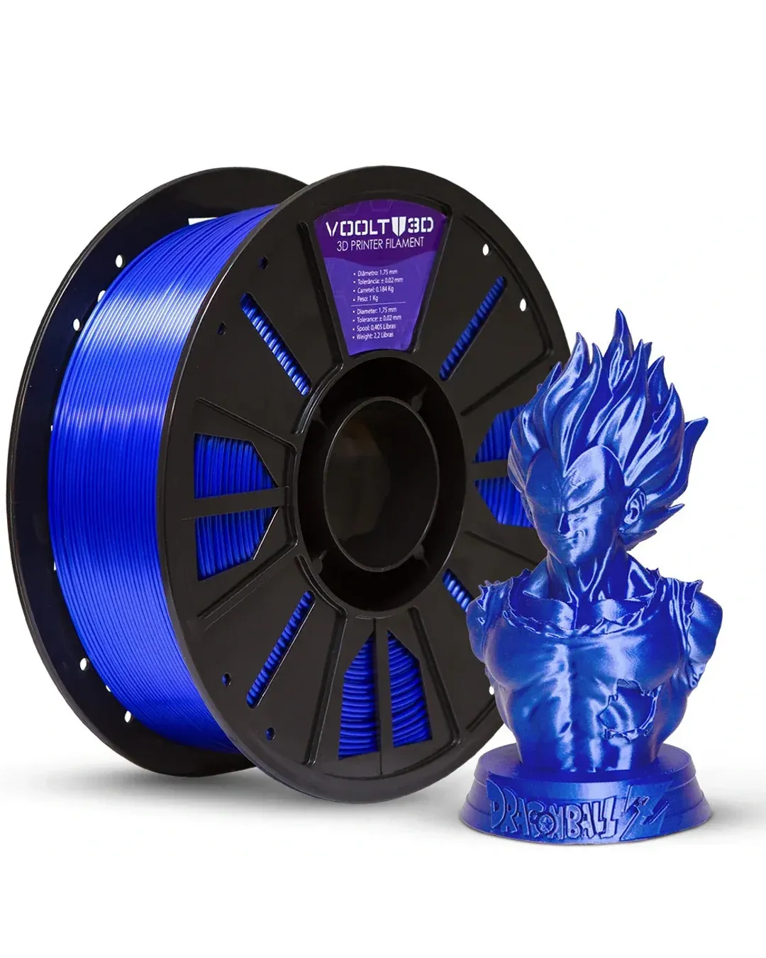 PLA Silk Azul Safira 1kg