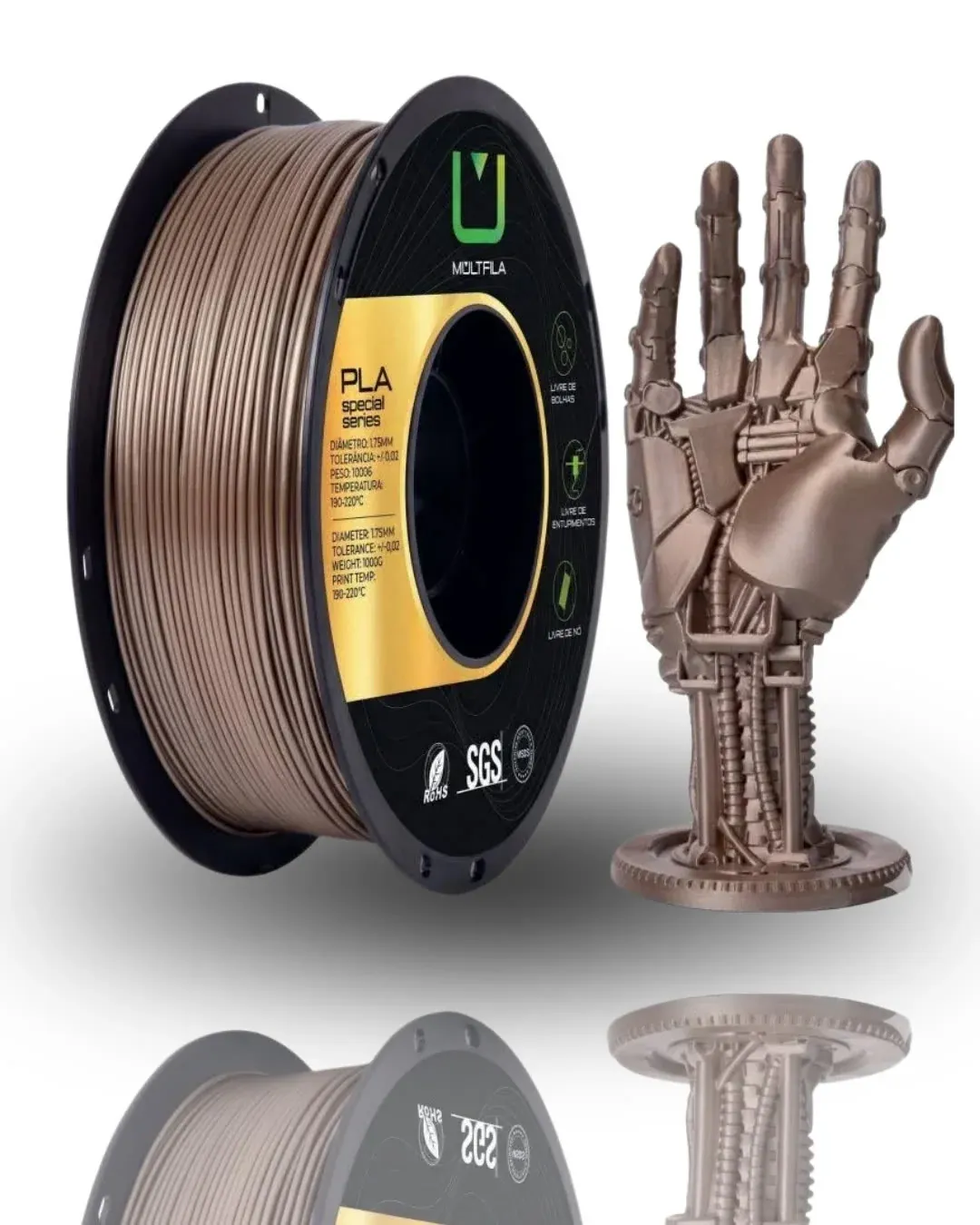 PLA Metal Ouro Imperial 1kg