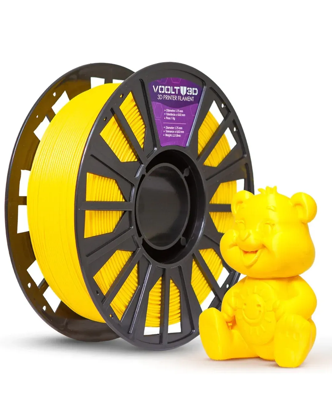 PLA Amarelo Solido 1kg