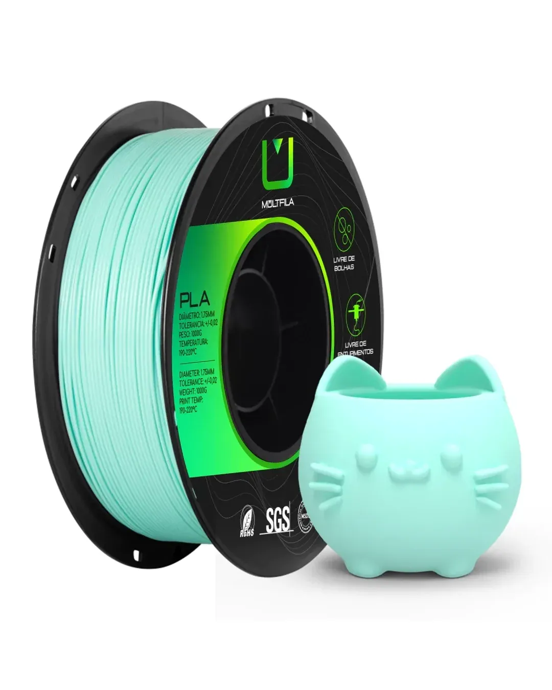 PLA Azul Ciano 1kg