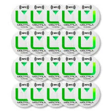 Kit 20 Etiquetas Nfc 13,56mhz