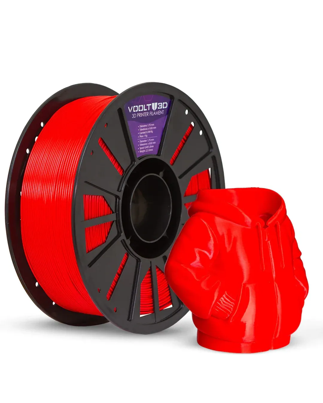PETG Vermelho Premium 1kg