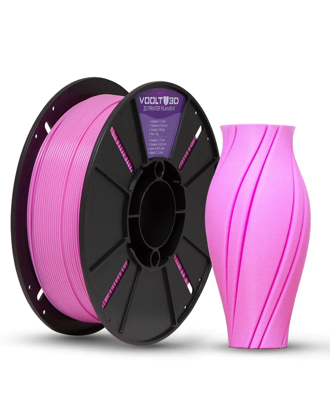 PLA Rosa Solido 1kg