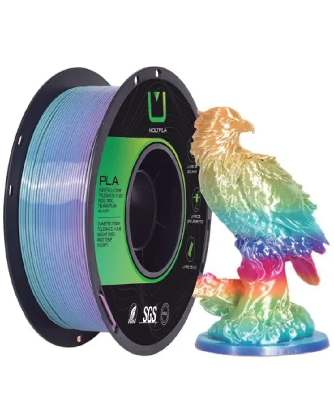 PLA Silk Rainbow Ice Cream 1kg