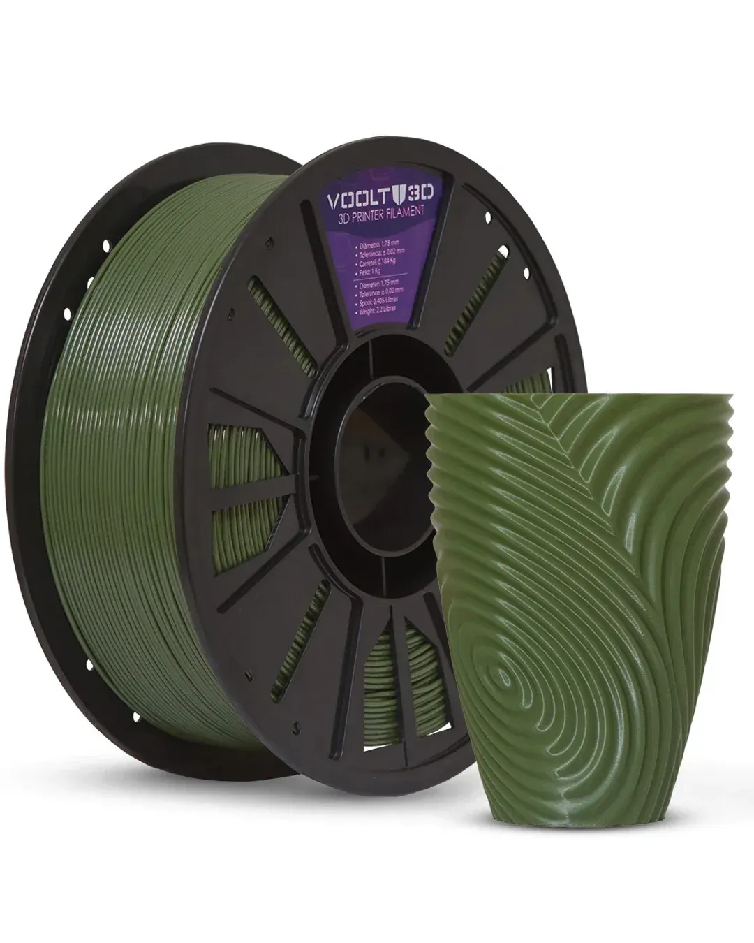 PETG Verde Oliva Premium 1kg