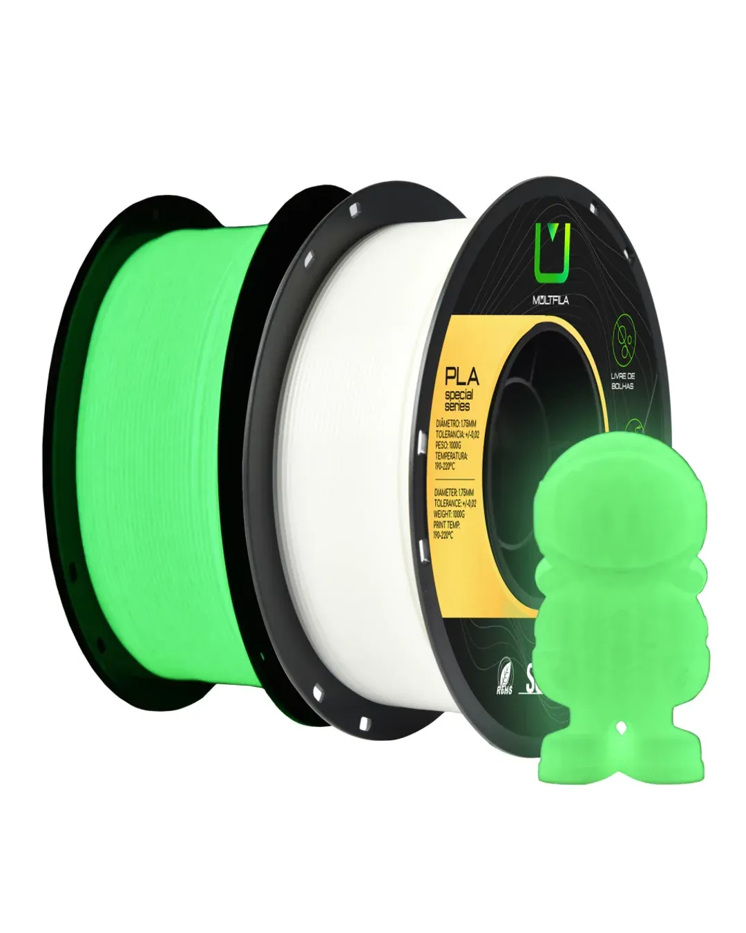PLA Luminoso Verde 1kg