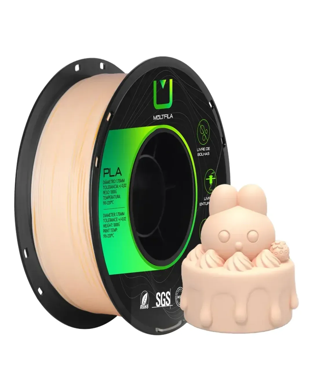 PLA Matte Bege Nude 1kg