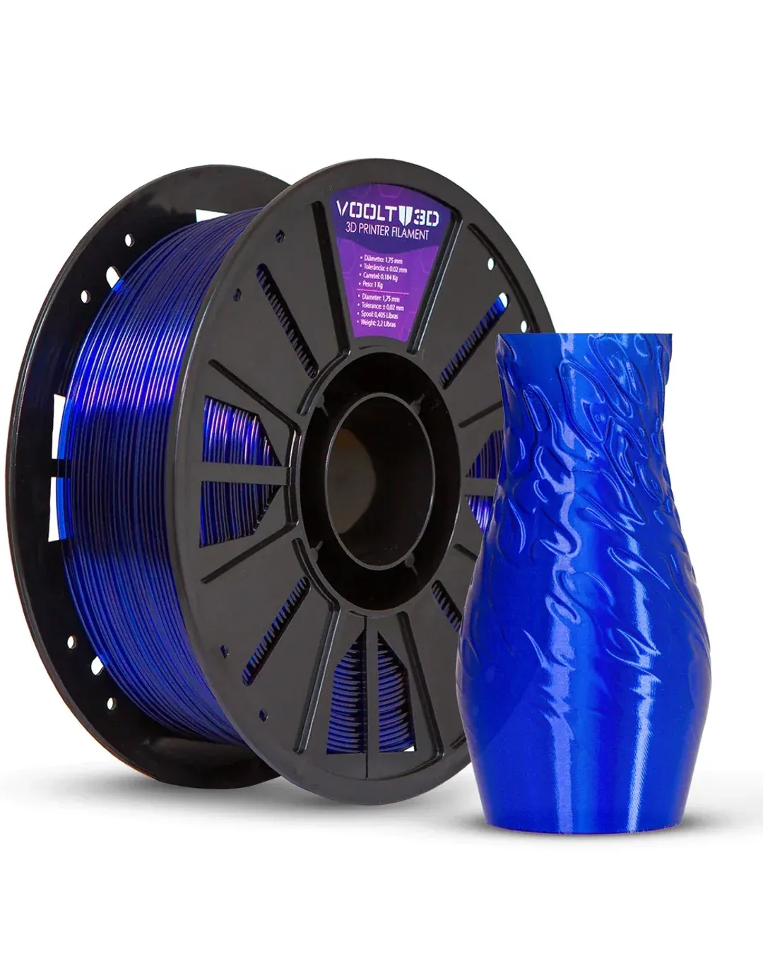 PETG Azul Marinho Translucido 1kg