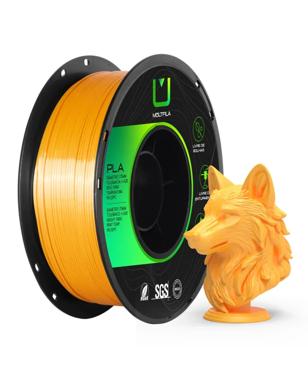 PLA Dourado 1kg