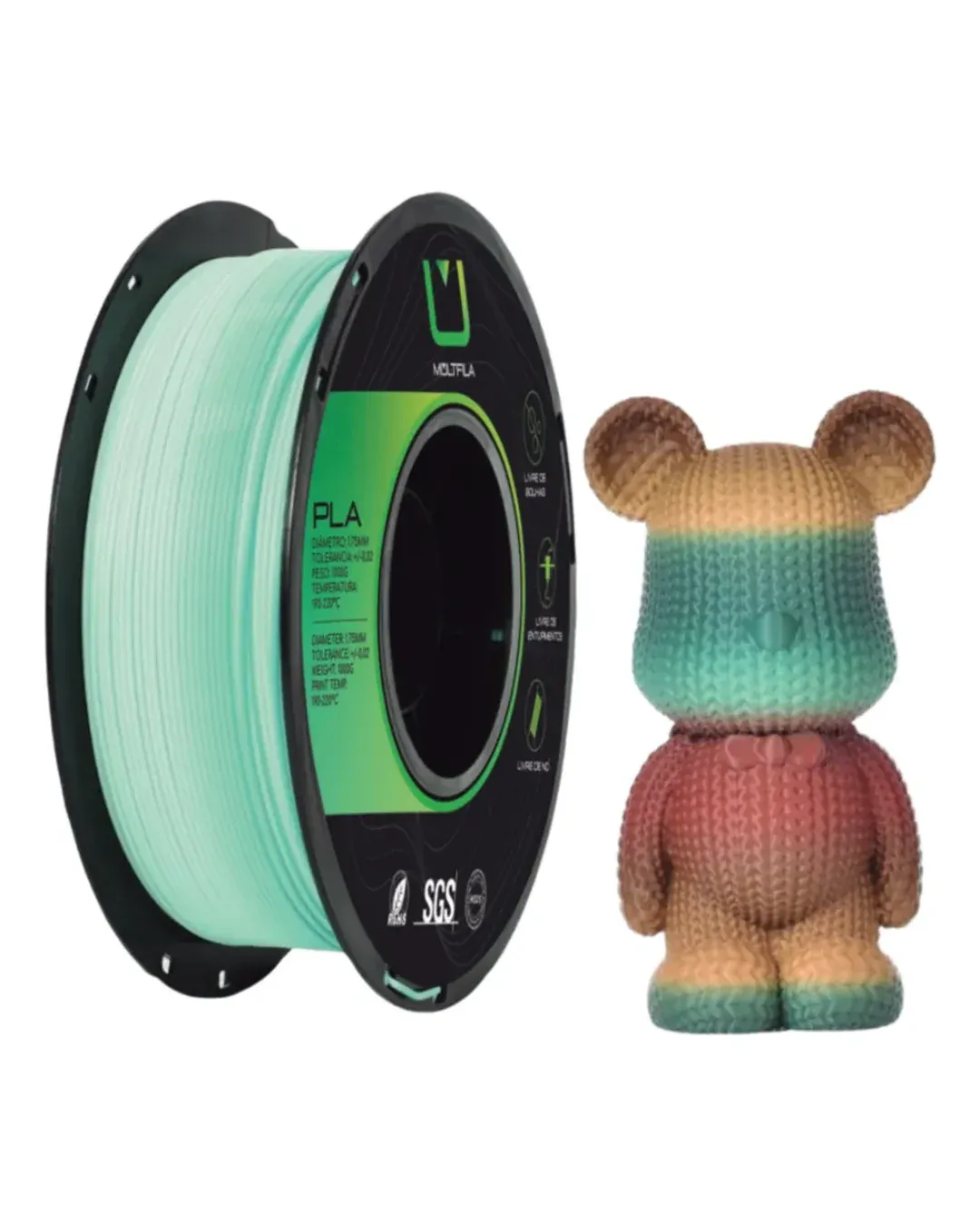 PLA Matte Rainbow Forest 1kg