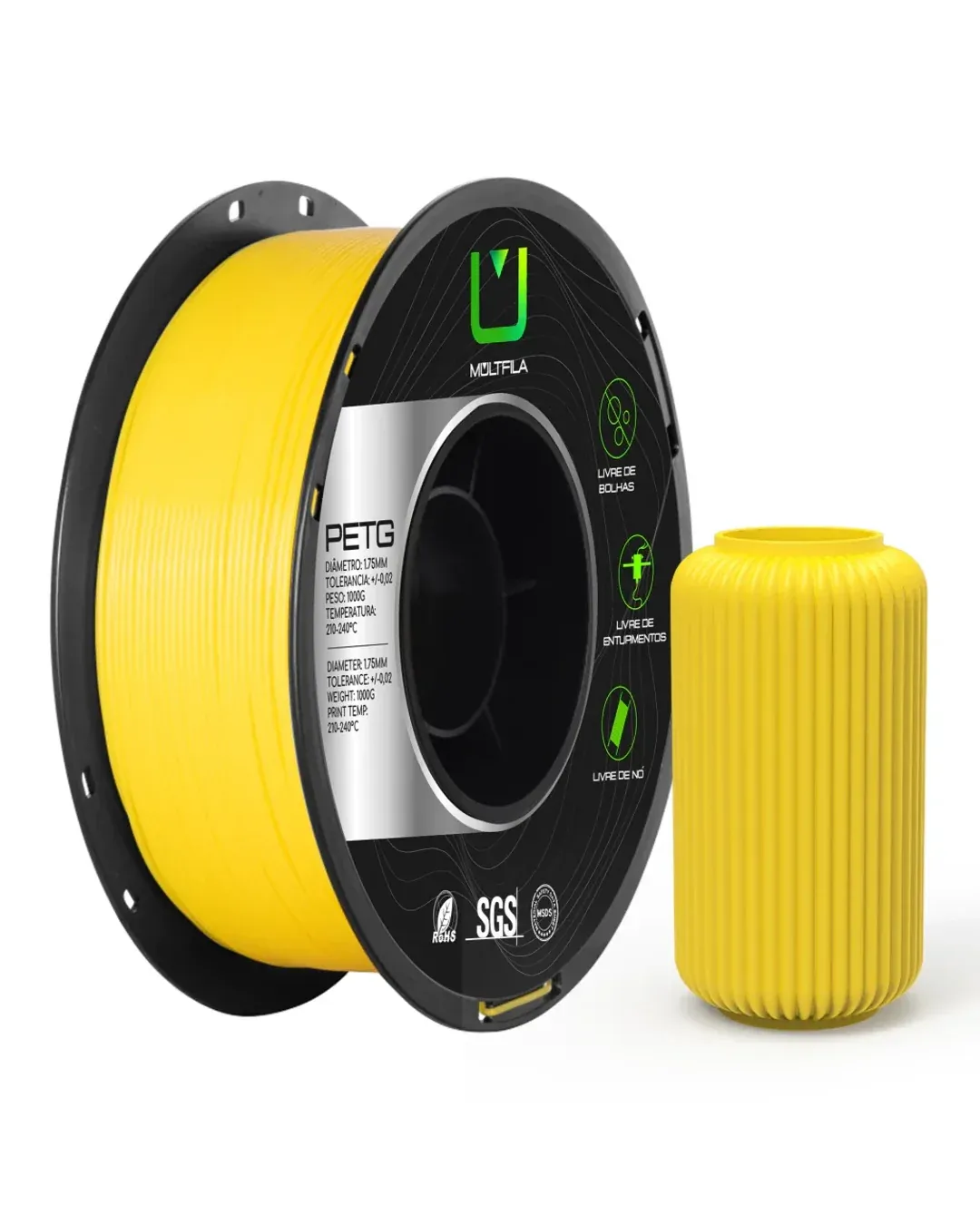 PETG Amarelo 1kg