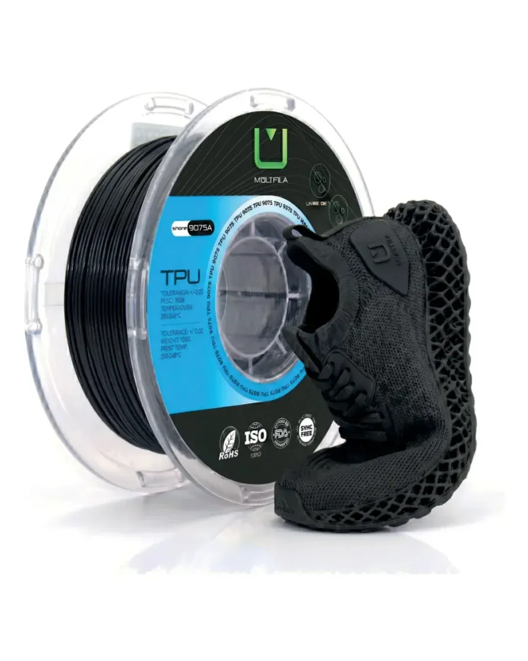 TPU 9075 Preto 1kg